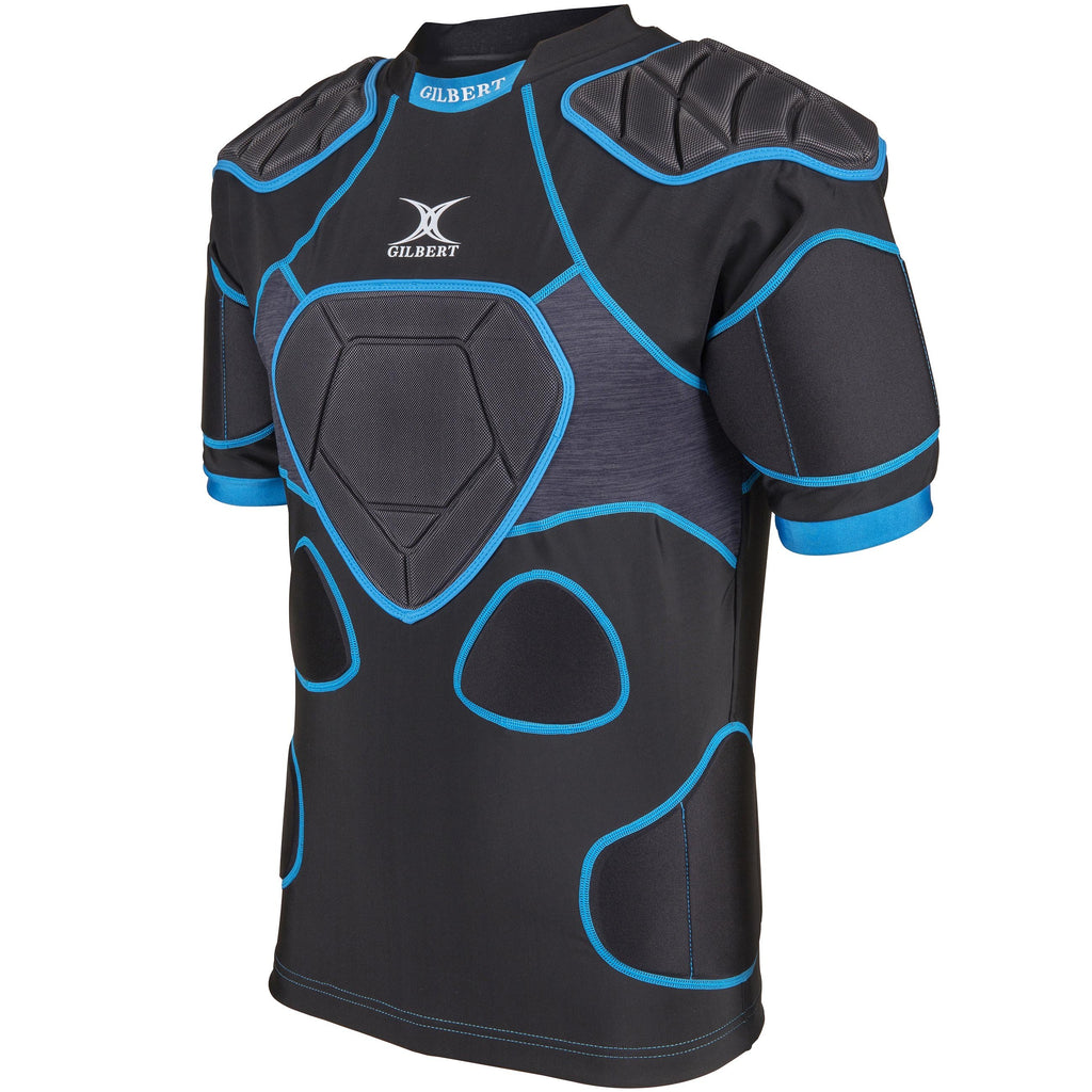 Gilbert Protections D'Épaules Rugby Charger X1 Taille 2XL - Rembourrage Haute Densité Pour Épaules, Bras, Dos - 10