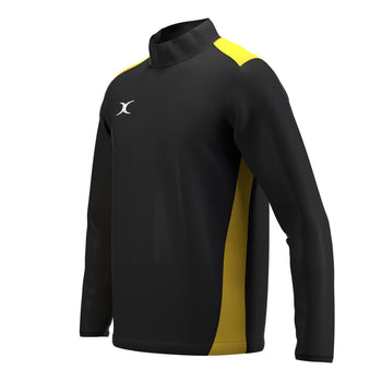 RCBW26Clothing JKT ATOM WARM UP BLACK GOLD M-Three Quarters Left