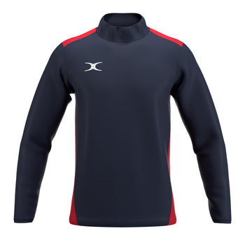 RCBW26Clothing JKT ATOM WARM UP DARK NAVY RED M-Front
