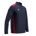 RCBX26Clothing JKT ATOM WARM UP DARK NAVY RED M-Three Quarters Right