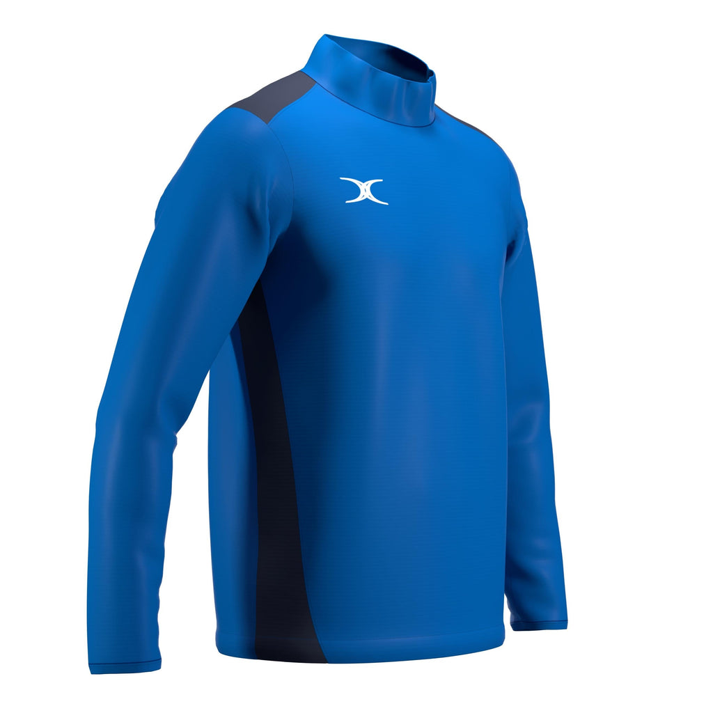 RCBX26Clothing JKT ATOM WARM UP ROYAL DARK NAVY M-Three Quarters Right