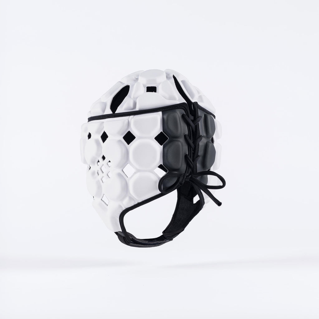 RPBJ26Body armour_Mouthguards Octane Headguard White Black, Rear