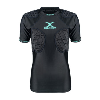 RPCC26Body armour_Mouthguards Triflex Lite V3 Body Armour Black Aqua Front