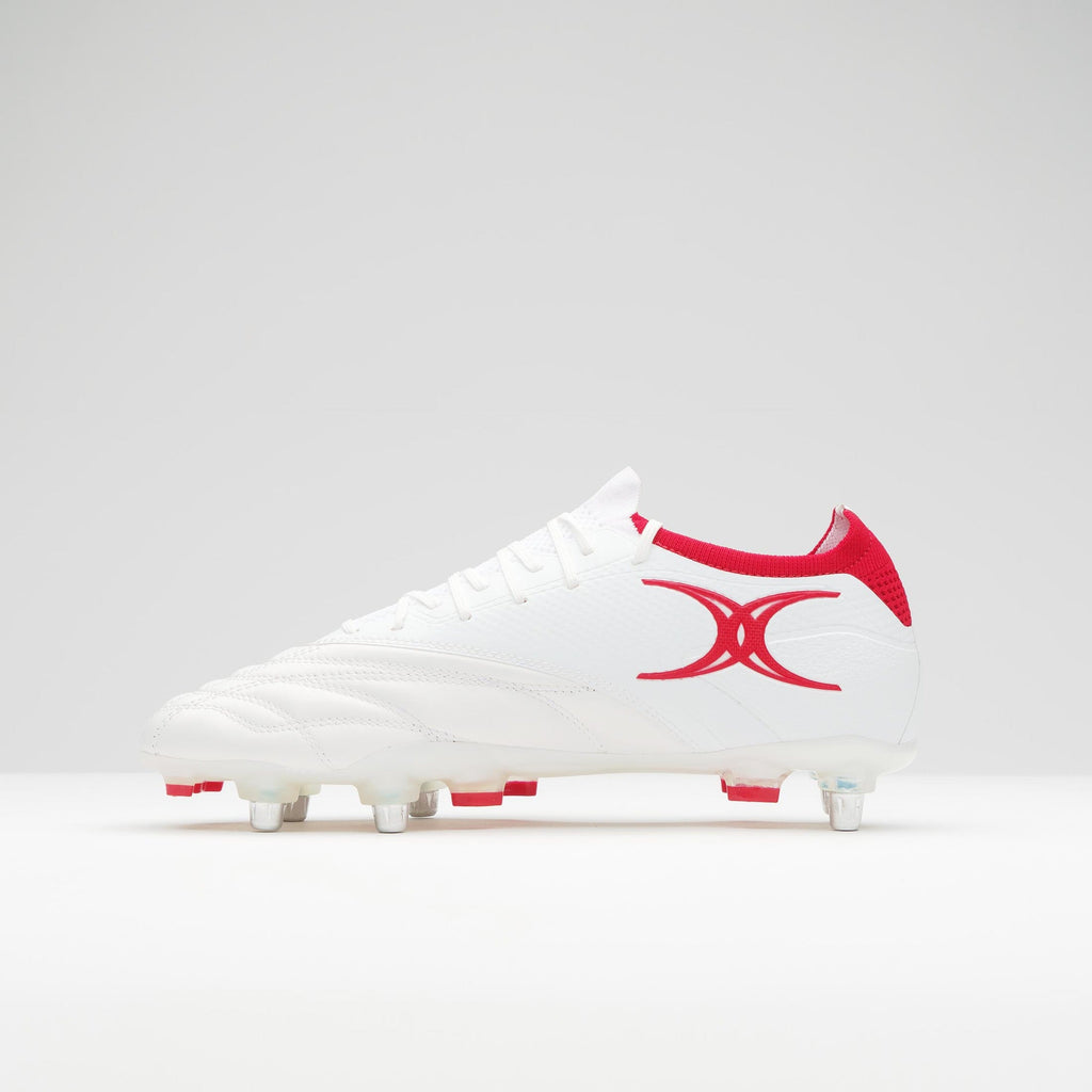 RSAD25Boots Icon Players 6 Stud White Red, Instep