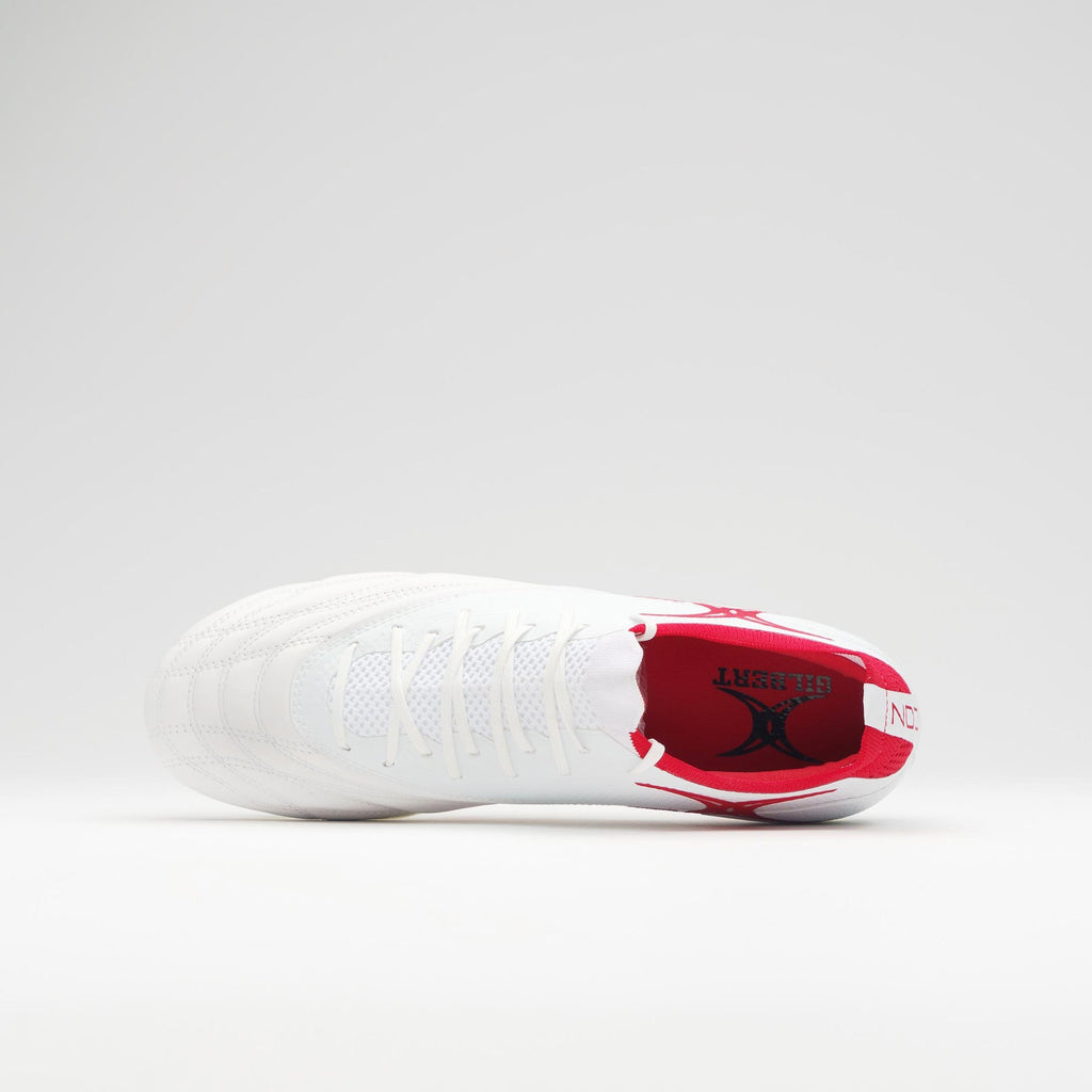 RSAD25Boots Icon Players 6 Stud White Red, Top