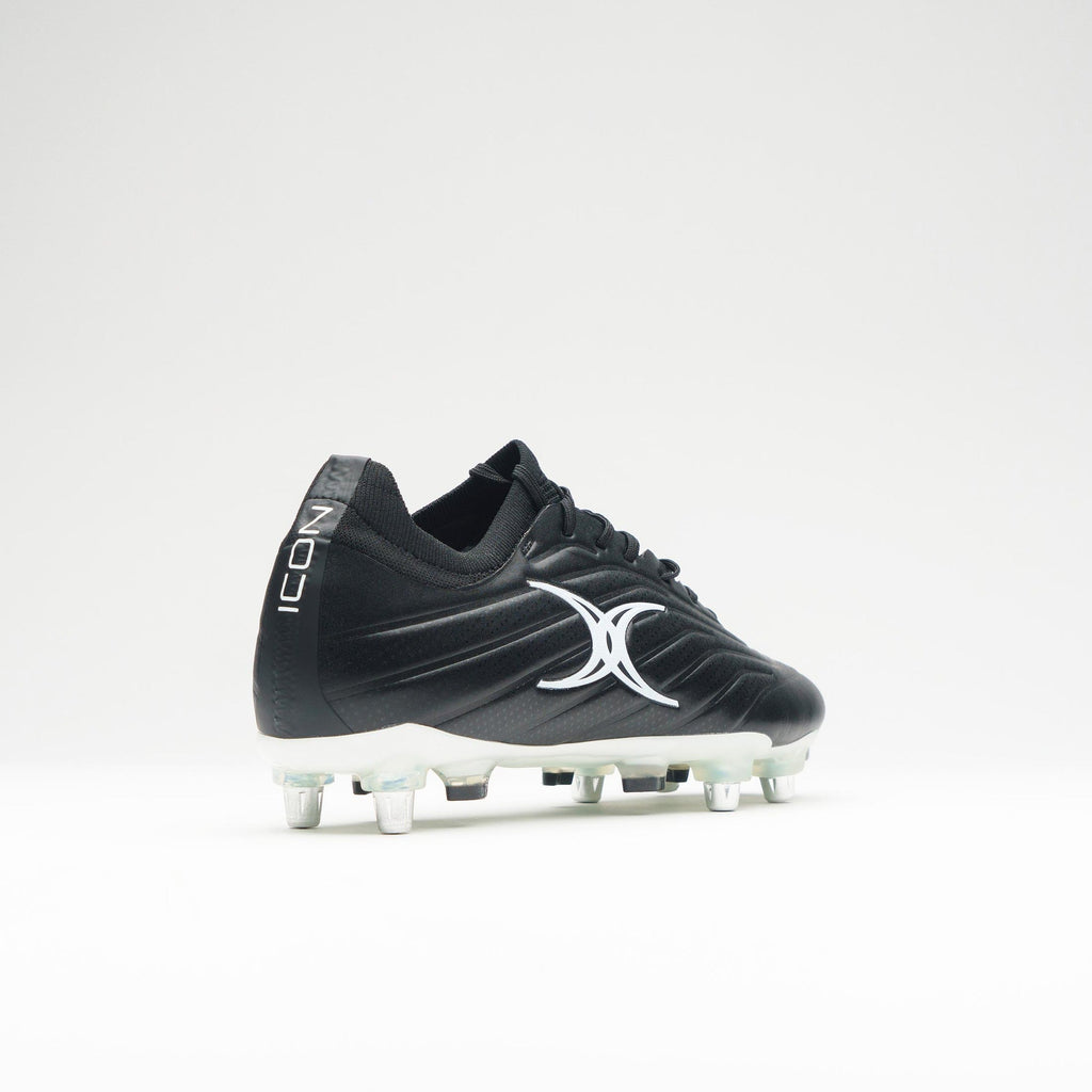 RSAG25Boots Icon X 6 Stud Black, Outstep Heel
