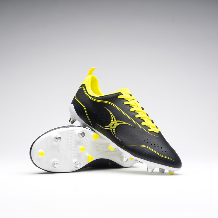 RSAI24Boots Cage Torq 6 Stud Black Yellow Main