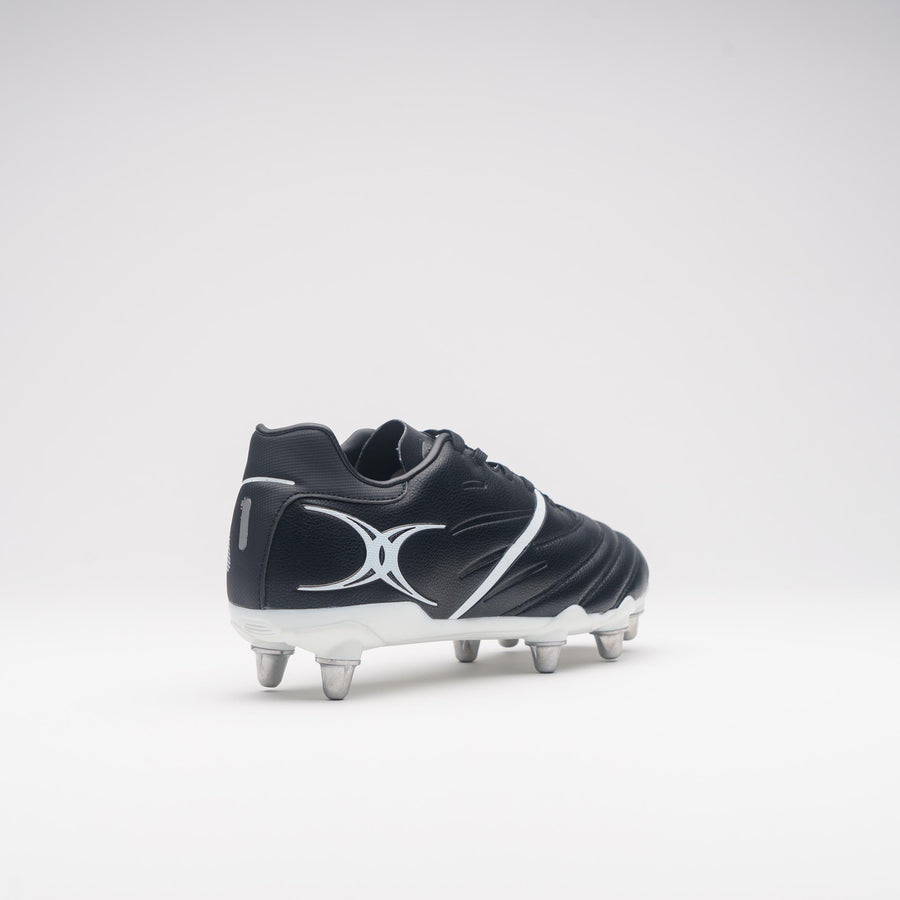 RSCA24Boots Sidestep X20 Power 8 Stud Black & White, Outstep Heel