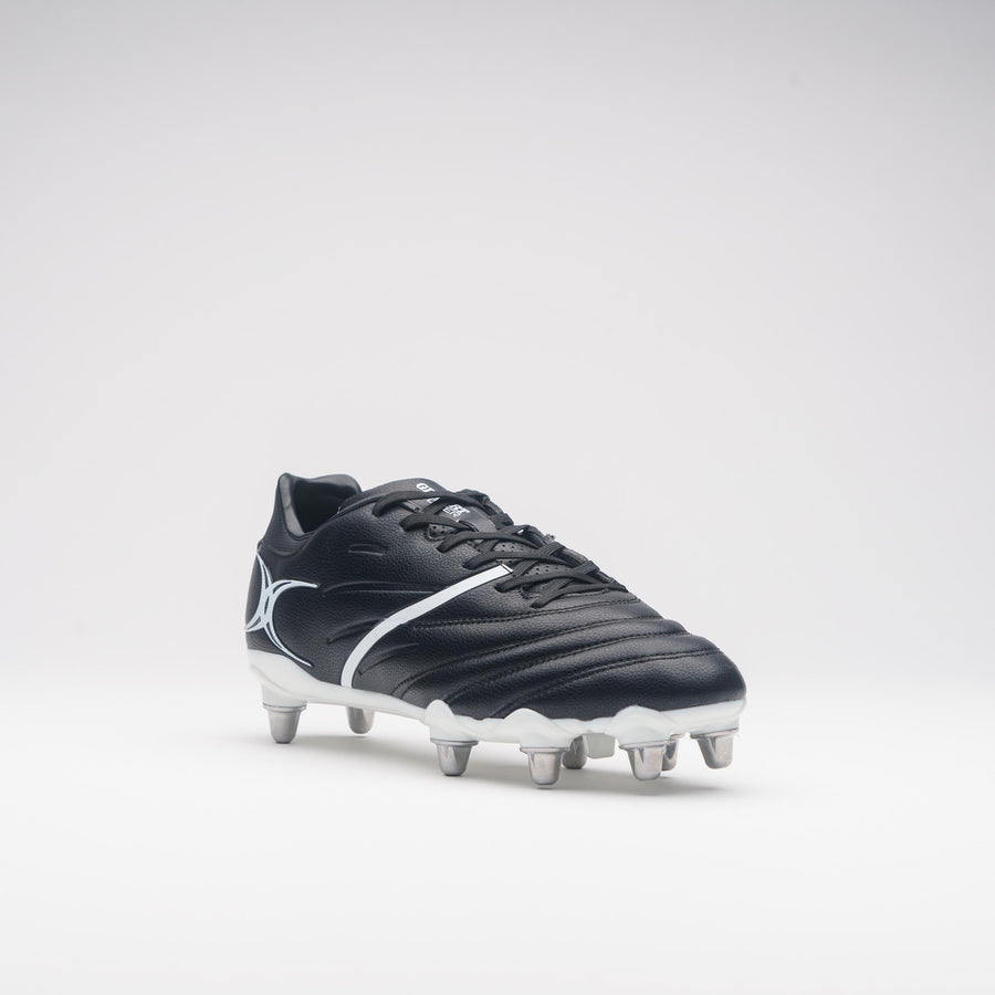 RSCA24Boots Sidestep X20 Power 8 Stud Black & White, Outstep Toe