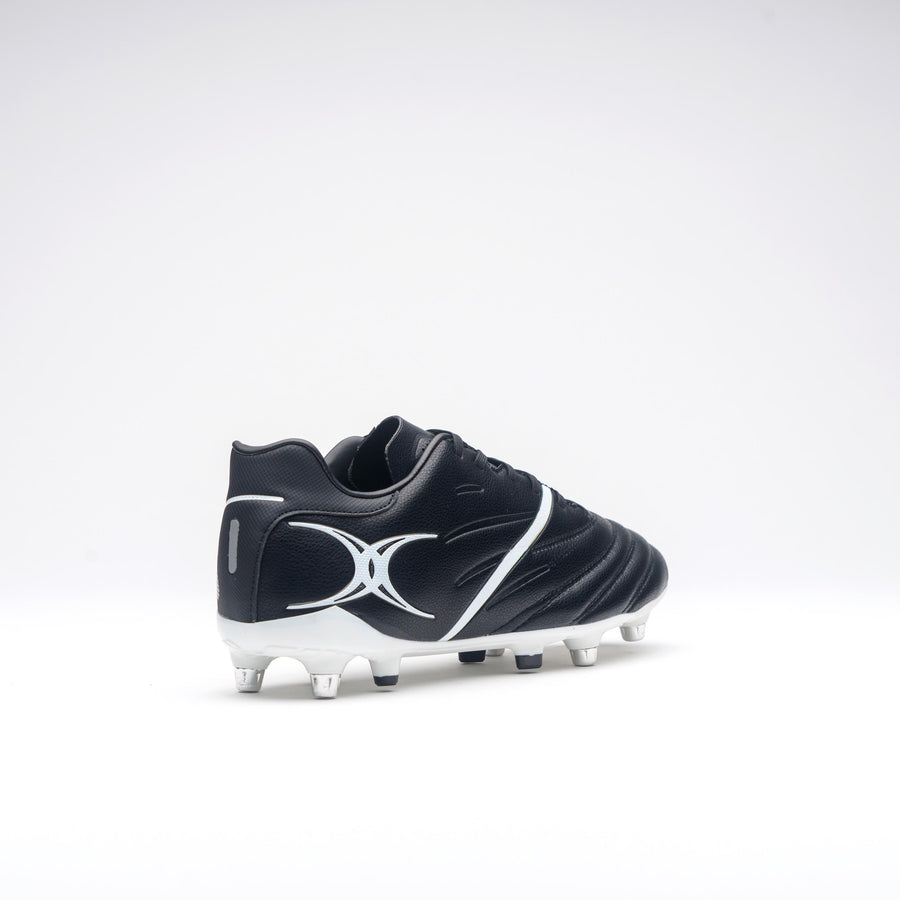 RSCD24Boots Sidestep X20 Power 6 Stud Black & White, Outstep Heel
