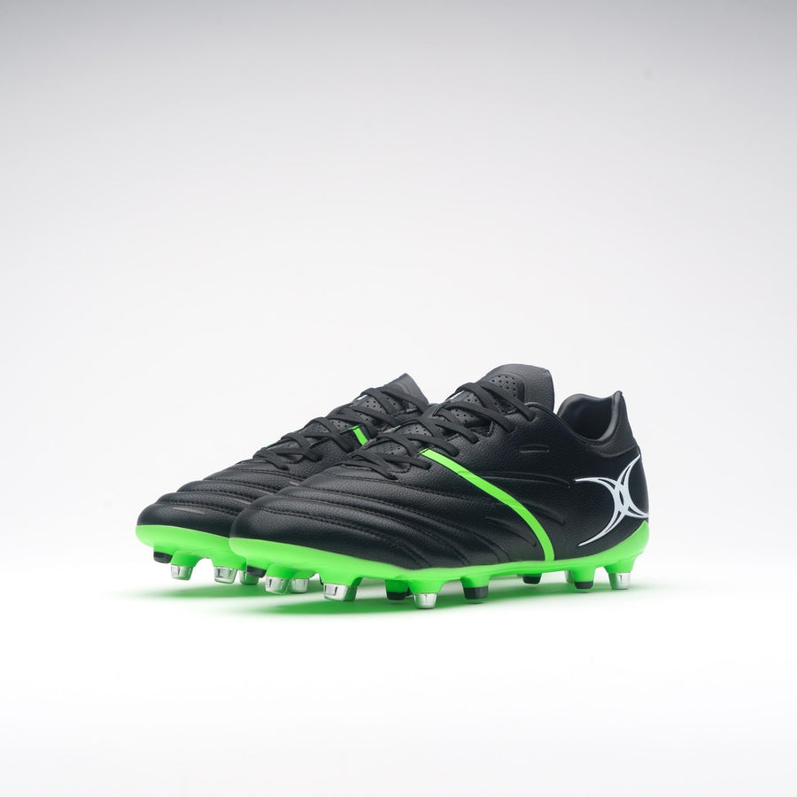 RSCF24Boots  Sidestep X20 Power 6 Stud Black Green, Pair