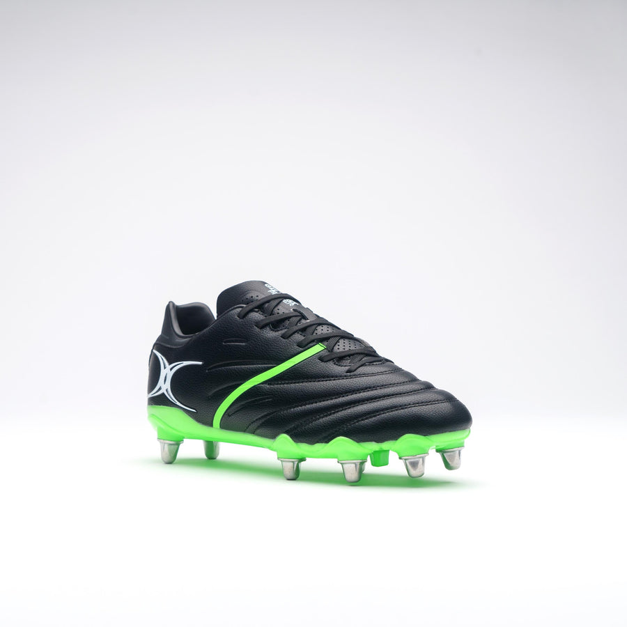RSCH24Boots Sidestep X20 Power 6 Stud Black & Green, Outstep Toe