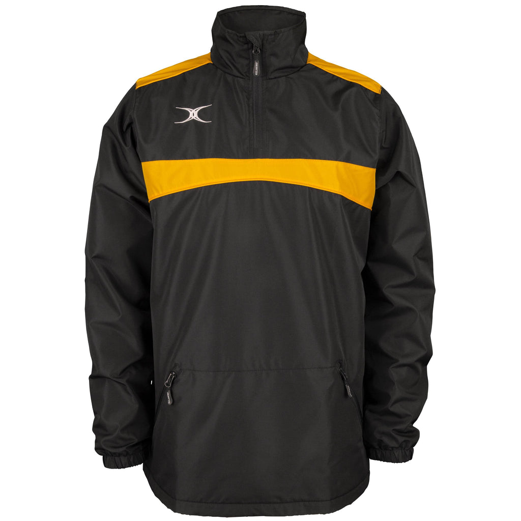 2600 RCBR18 81506805 Jacket Photon Quarter Zip Black & Gold Front