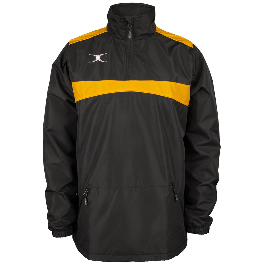 2600 RCBR18 81506805 Jacket Photon Quarter Zip Black & Gold Front