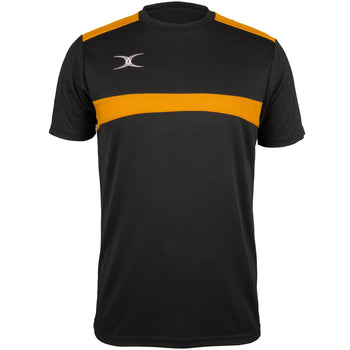 2600 RCFK18 81509905 Tee Photon Black & Gold Front