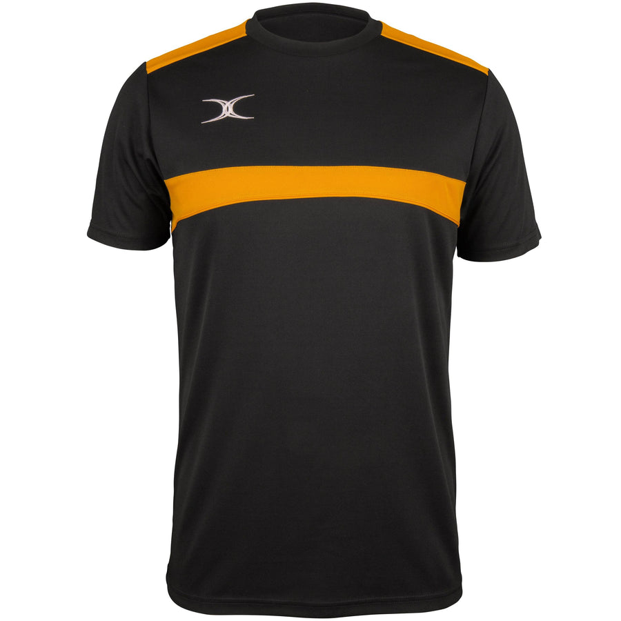 2600 RCFK18 81509905 Tee Photon Black & Gold Front