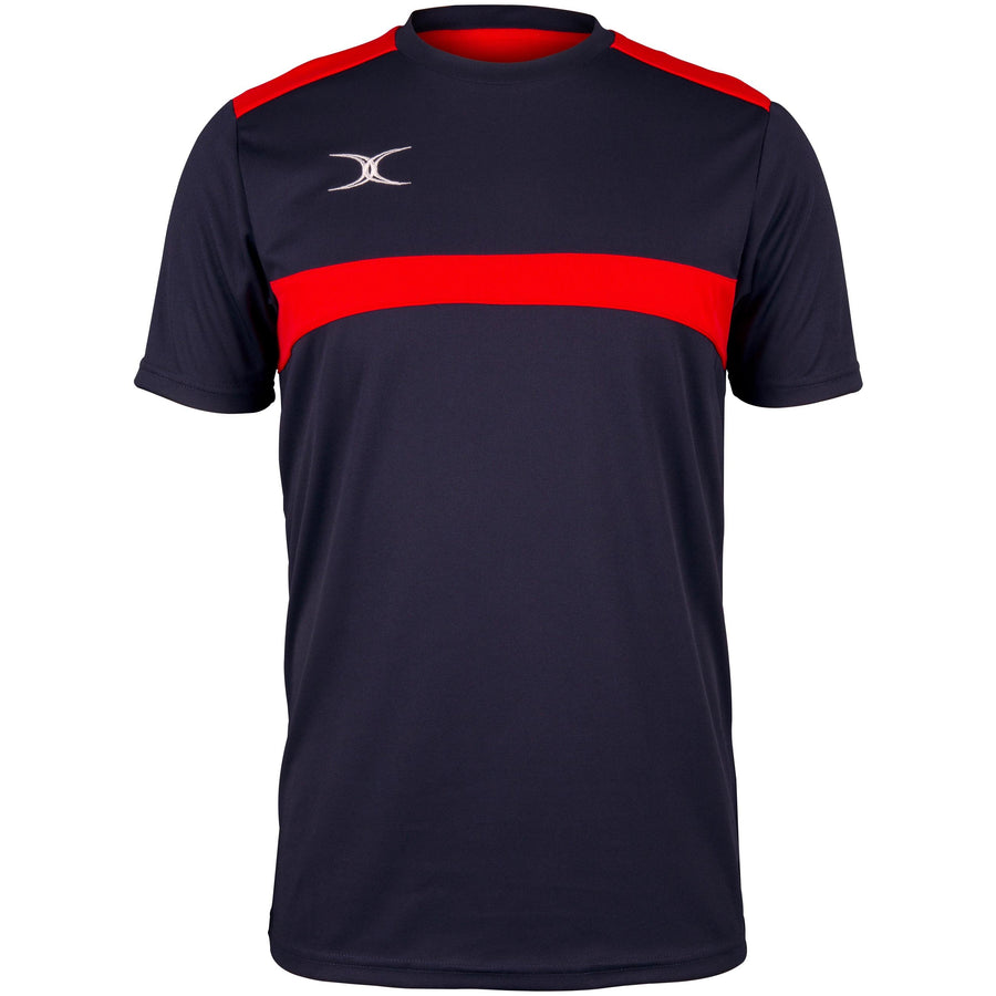 2600 RCFK18 81510105 Tee Photon Dark Navy & Red Front