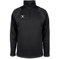 2600 RCGG18 81513405 Top Quest 2 Quarter Zip Fleece Black Front
