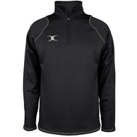2600 RCGG18 81513405 Top Quest 2 Quarter Zip Fleece Black Front