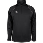 2600 RCGG18 81513405 Top Quest 2 Quarter Zip Fleece Black Front