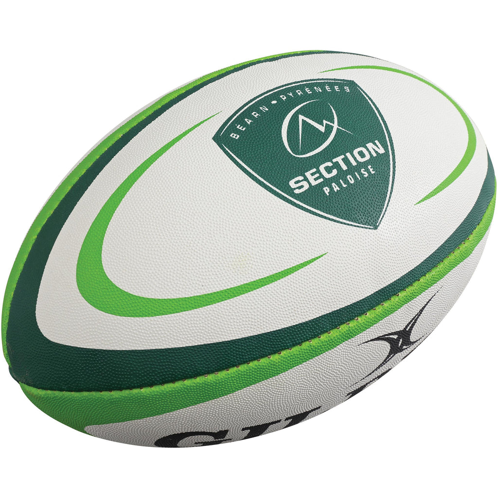 Ballon De Rugby Gilbert Réplica France - Taille Midi, Revêtement 2 Plis Et Vessie Latex Pour Jeu Authentique