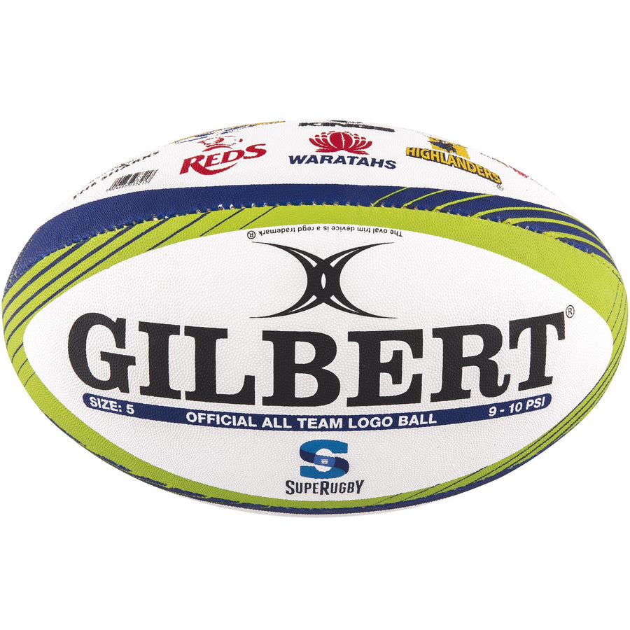 2600 RDFB17 45079105 Ball All Team Logo Super Rugby Size 5 Panel 1