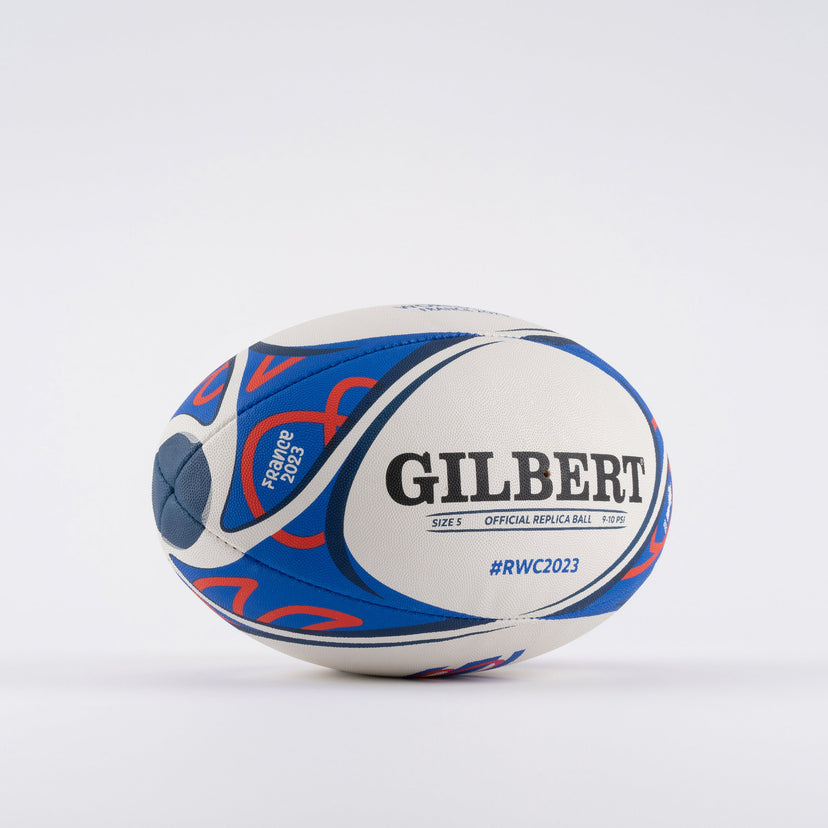 Ballon De Rugby Gilbert Collector 200 Ans & 2023 - Taille Adulte, Cuir Authentique