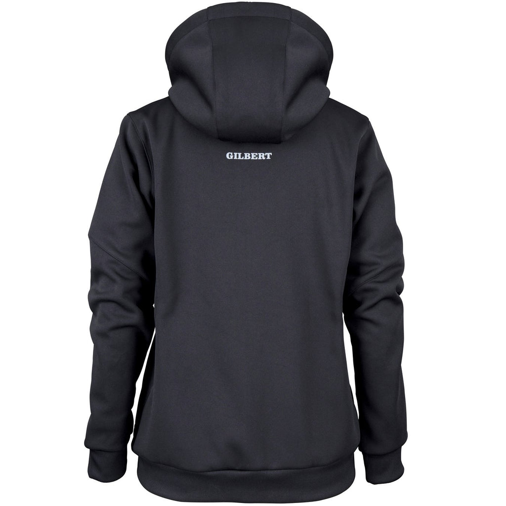 RCBQ17Jacket Pro Technical Hoodie Full Zip Ladies Black, Back