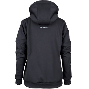 RCBQ17Jacket Pro Technical Hoodie Full Zip Ladies Black, Back