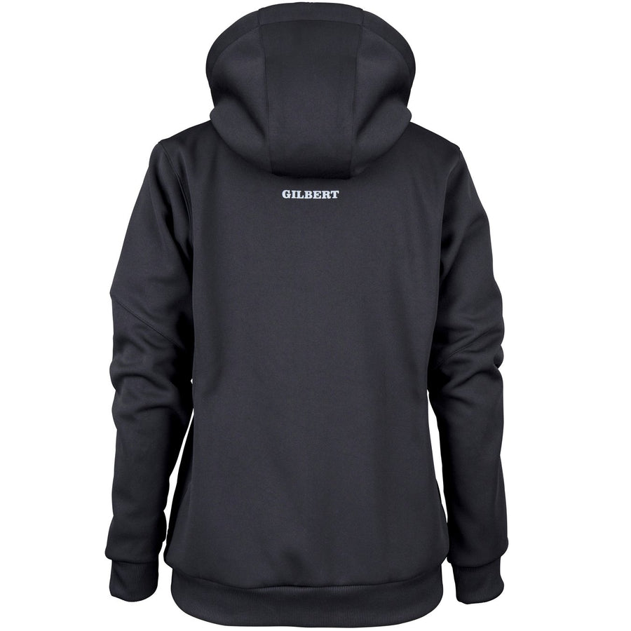 RCBQ17Jacket Pro Technical Hoodie Full Zip Ladies Black, Back