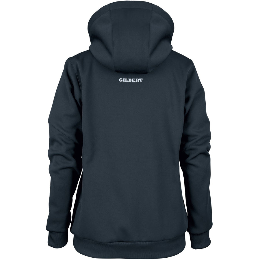 RCBQ17Jacket Pro Technical Hoodie Full Zip Ladies Dark Navy, Back