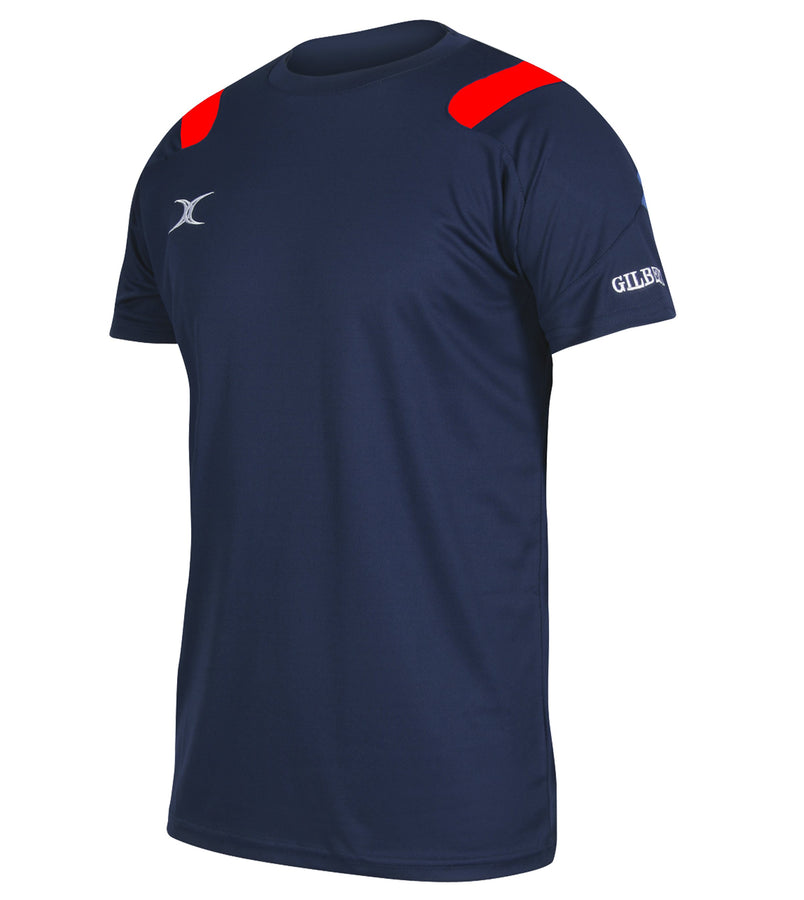 RCFB13LeisureWear Vapour Tee Shirt Navy Red