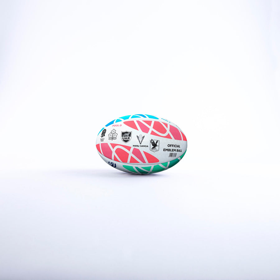 RRAG23Rugby World Cup RWC2023 Emblem Ball Size 5, 5024686362721 Pool D